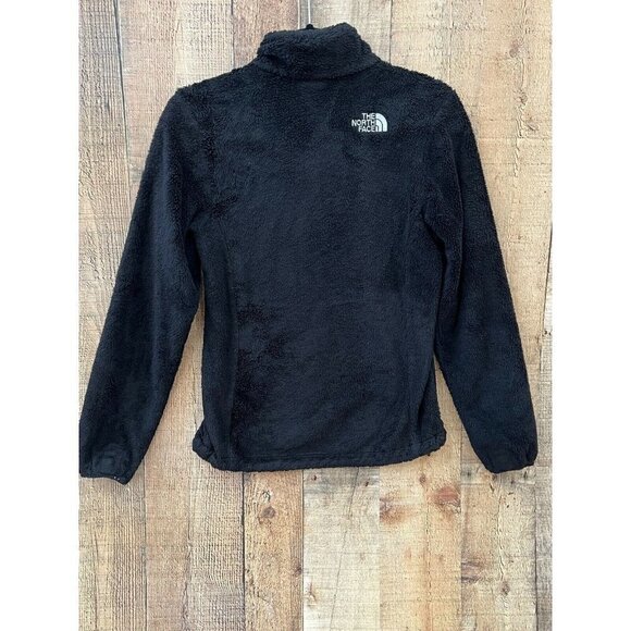 The North Face Osito Fleece Jacket Women’s XS Black Hand Pockets Full Zip Front - Picture 3 of 11